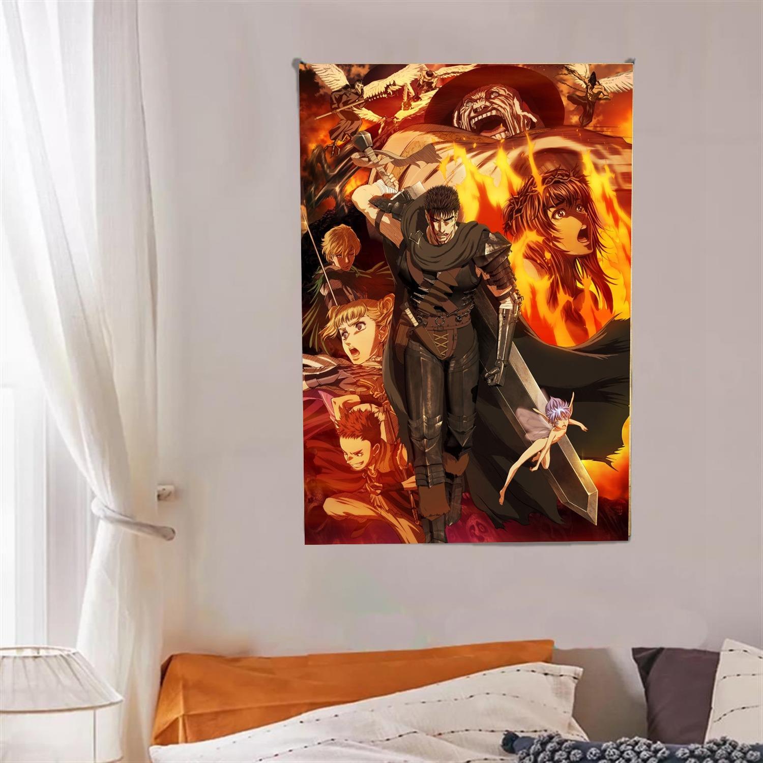 Anime Berserk Duvar Halısı